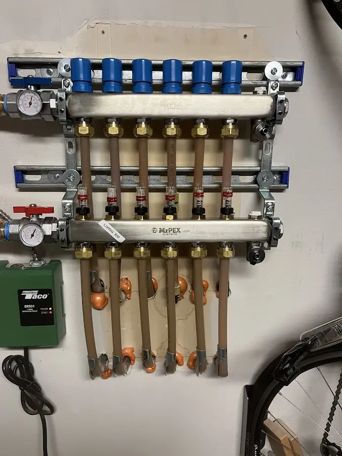 Plumber performing Leak Detection at a residential property in DeCordova